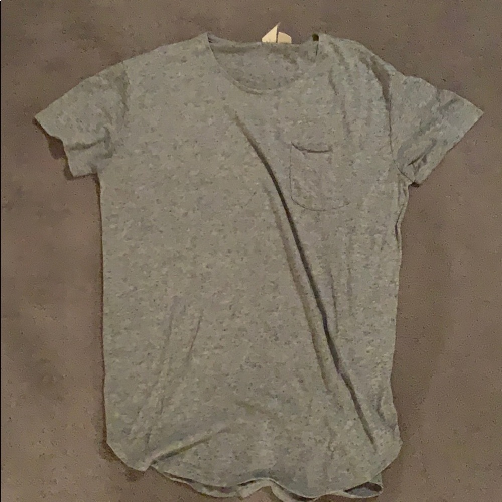 Urban Outfitters Scoop Neck Tee Heather Gray